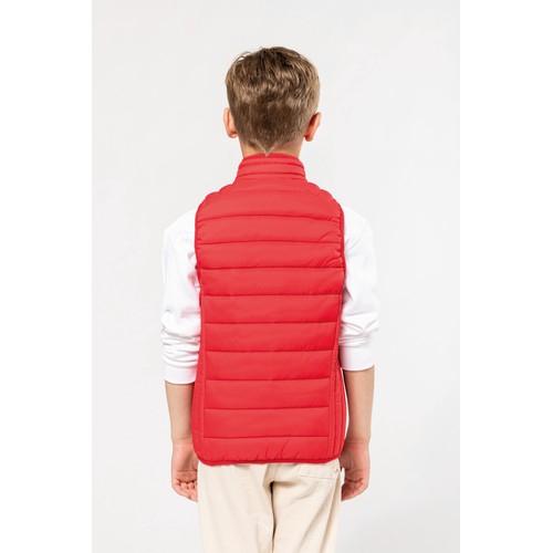 Kid's lightweight sleeveless padded jacket