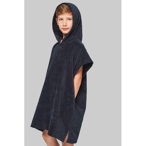 Poncho éponge à capuche enfant