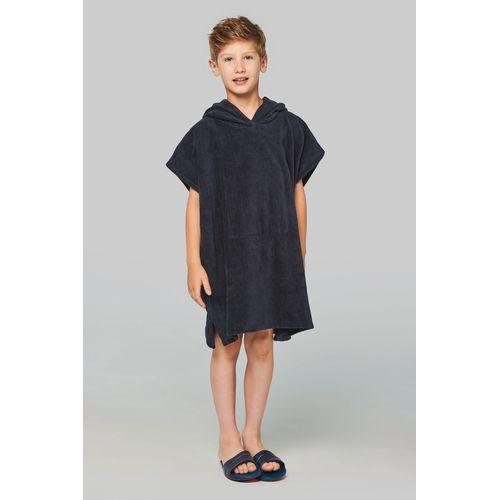 Poncho éponge à capuche enfant