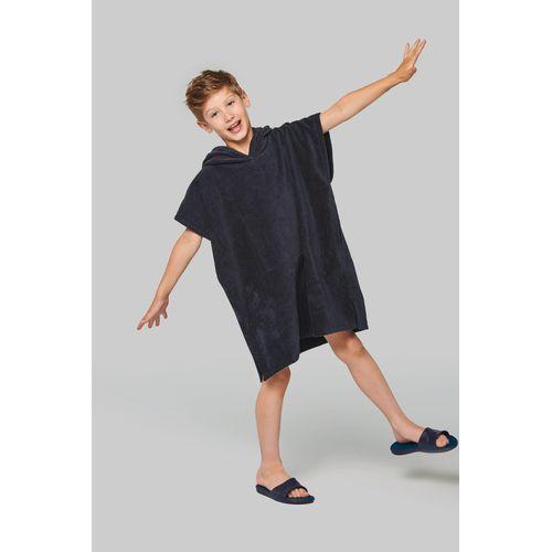 Poncho éponge à capuche enfant