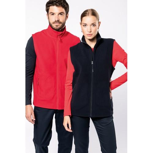 Unisex eco-friendly micro-polarfleece bodywarmer