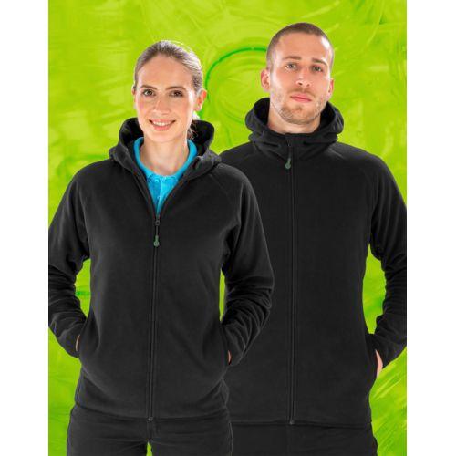 Hooded Recycled Microfleece Jacket