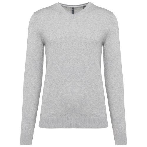 Pull col en V écoresponsable homme