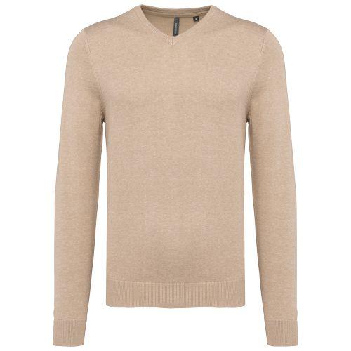Pull col V homme
