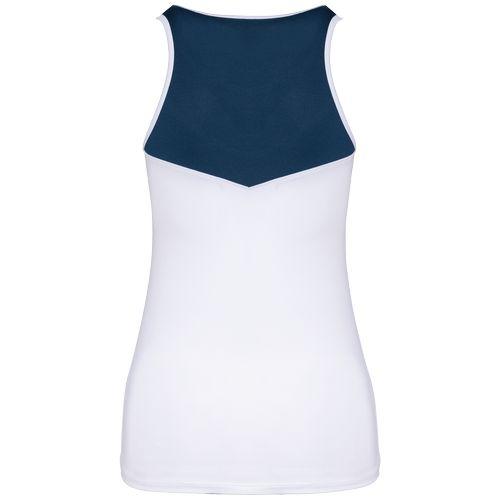 Ladies' two-tone padel tank top