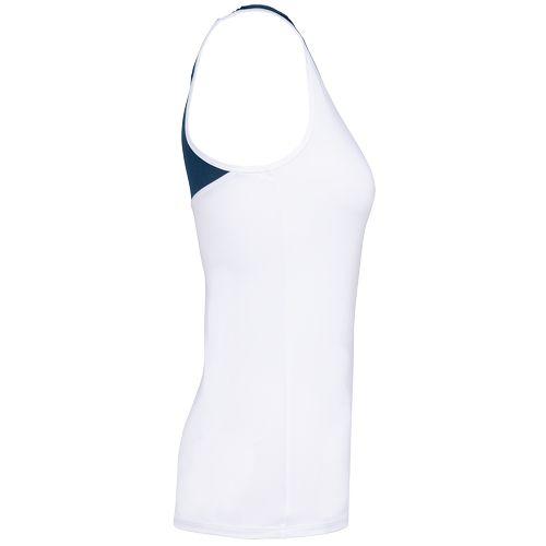 Ladies' two-tone padel tank top