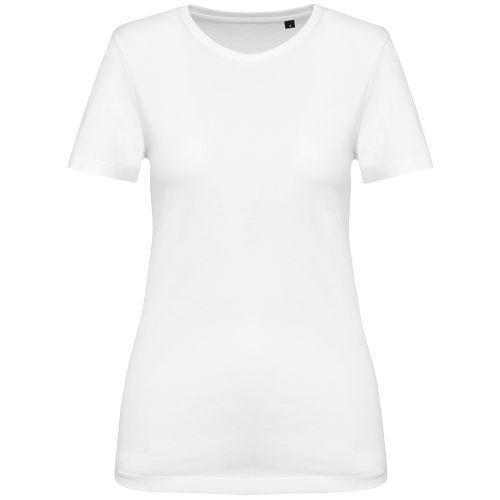 T-shirt Supima® col rond manches courtes femme