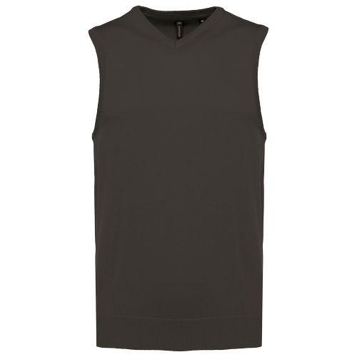 Pull col V sans manches