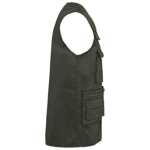 Unisex lined multi-pocket polycotton vest