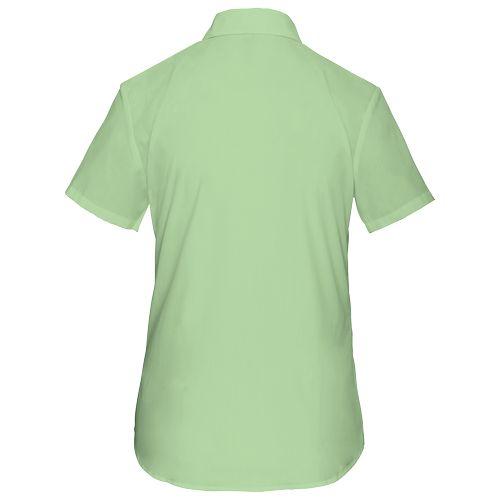 Chemise popeline polycoton manches courtes entretien facile femme