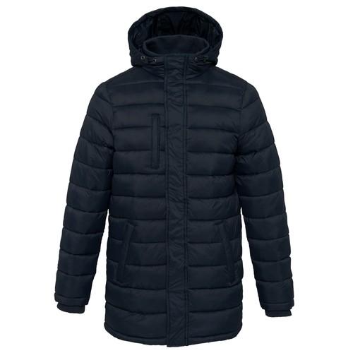 Men's lightweight hooded padded parka
