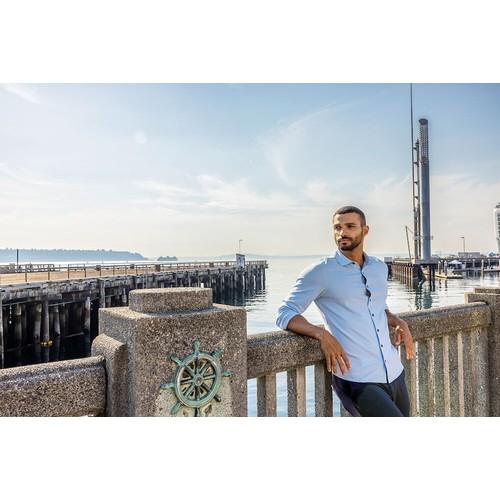 Cutter & Buck Advantage Shirt Men bleuclair XXL