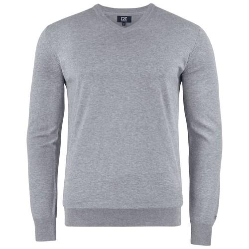 Cutter & Buck Oakville V-Neck Men grey melange 3XL