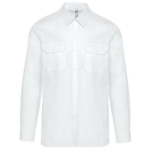 Chemise safari manches longues homme
