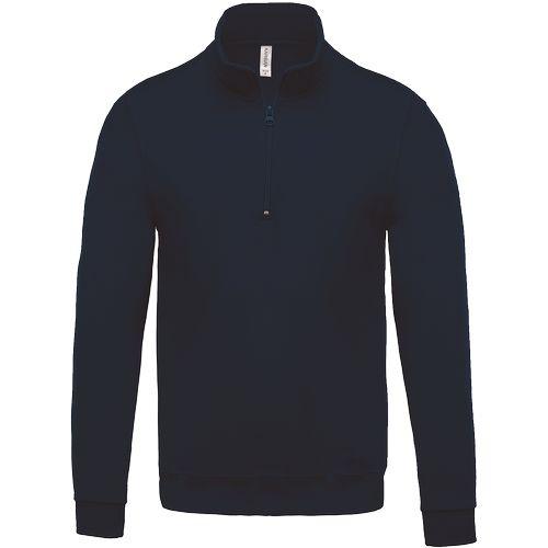 Zip neck sweatshirt