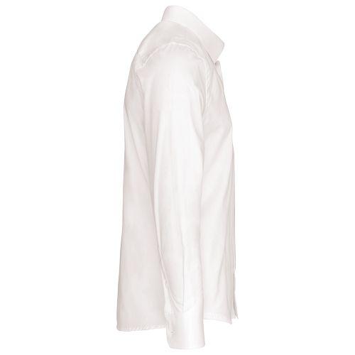 Chemise popeline manches longues homme