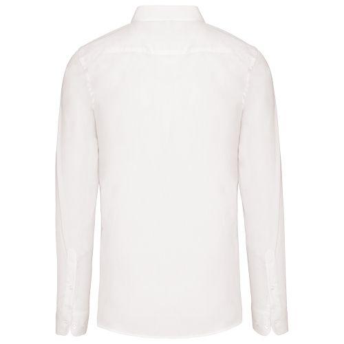 Chemise popeline manches longues homme