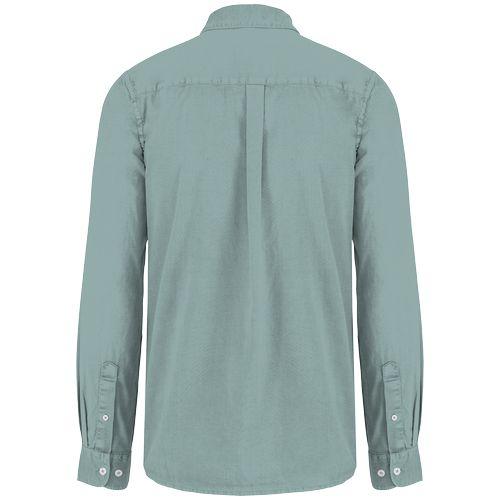 Chemise écoresponsable délavée homme