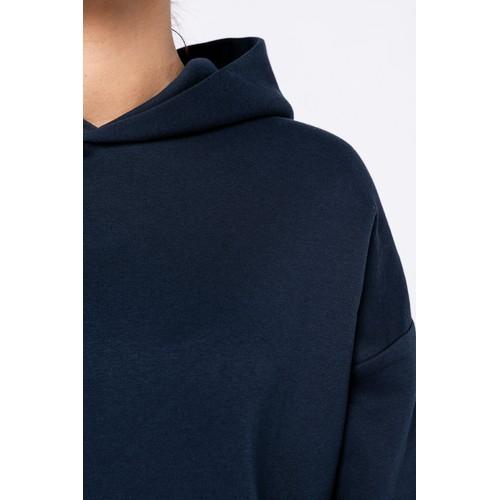 Eco-friendly unisex oversize hooded sweatshirt