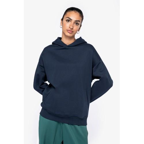 Eco-friendly unisex oversize hooded sweatshirt