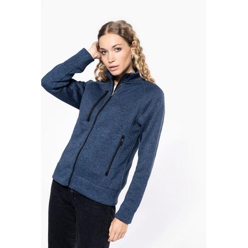 Ladies’ full zip heather jacket