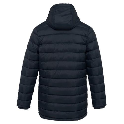 Men's lightweight hooded padded parka