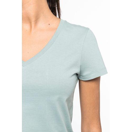 Eco-friendly ladies’ V-neck t-shirt
