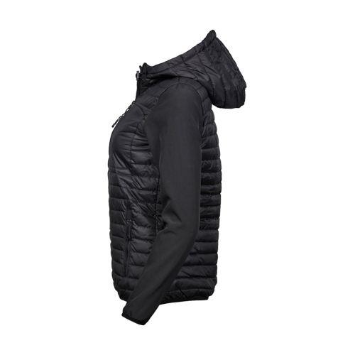 Ladies` Hooded Crossover Jacket