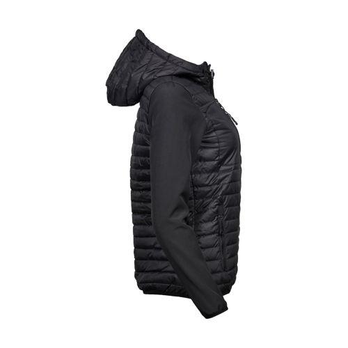 Ladies` Hooded Crossover Jacket