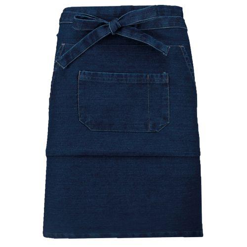 Polycotton mid-length apron