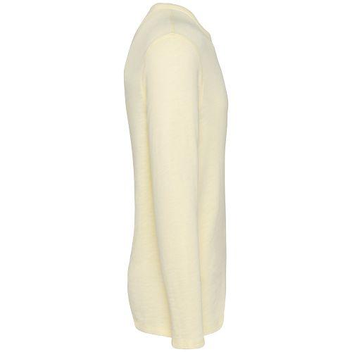 Sweat-shirt écoresponsable à col rond délavé French Terry unisexe