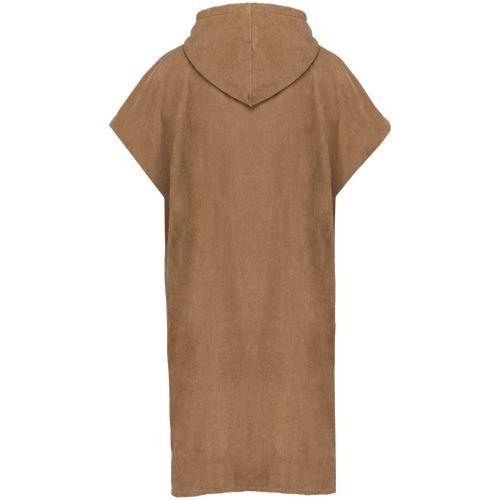 Poncho éponge à capuche unisexe