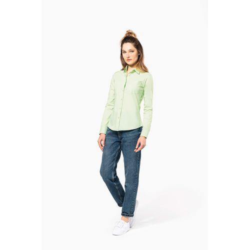 Chemise popeline polycoton entretien facile femme
