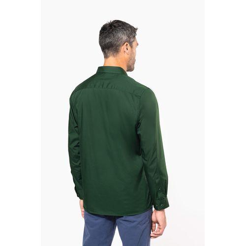 Chemise popeline polycoton entretien facile homme