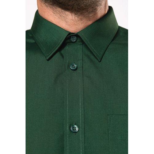 Chemise popeline polycoton entretien facile homme