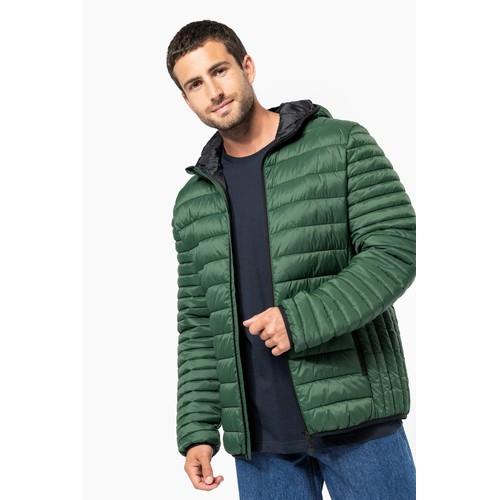 Men's lightweight hooded padded jacket