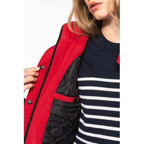 Ladies’ hooded softshell lined parka