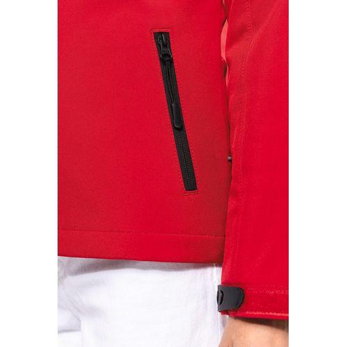 Ladies’ hooded softshell lined parka