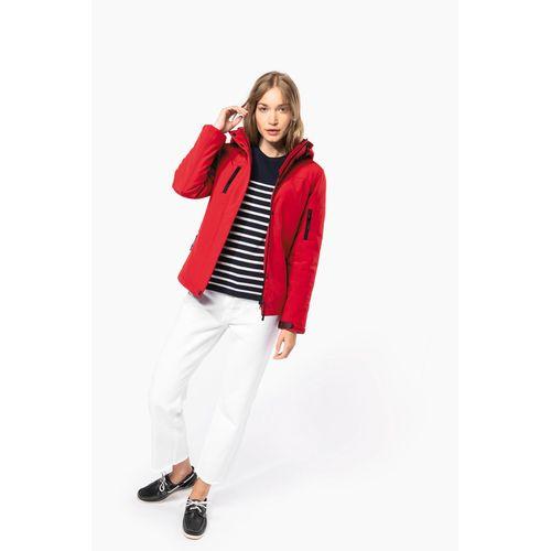 Ladies’ hooded softshell lined parka
