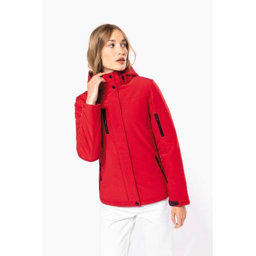 Ladies’ hooded softshell lined parka