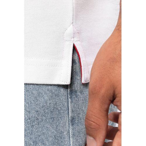Polo maille piquée manches courtes homme