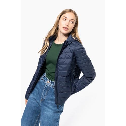 Ladies' lightweight hooded padded jacket