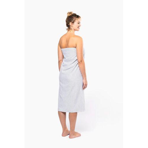 Fouta rayée avec franges