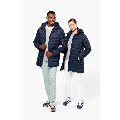 Men's lightweight hooded padded parka