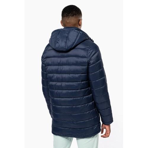Men's lightweight hooded padded parka