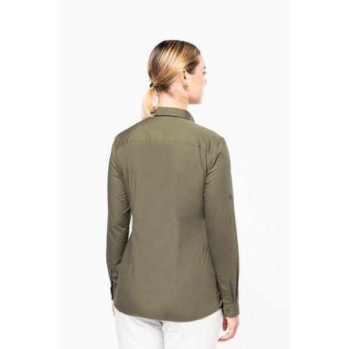 Chemise safari manches longues femme