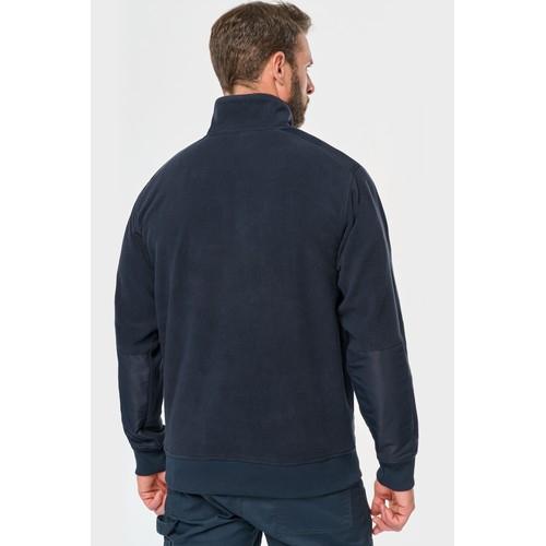 Unisex eco-friendly fleece with zipped neck