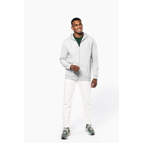 Sweat-shirt zippé capuche unisexe