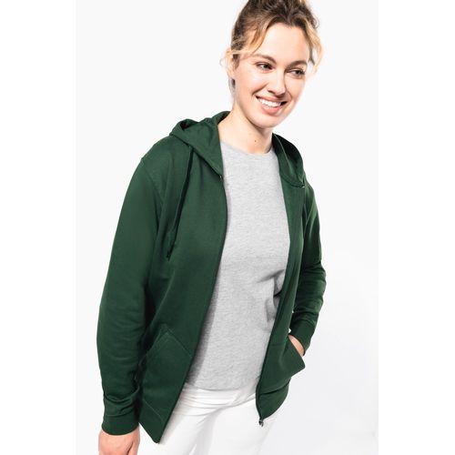Sweat-shirt zippé capuche unisexe
