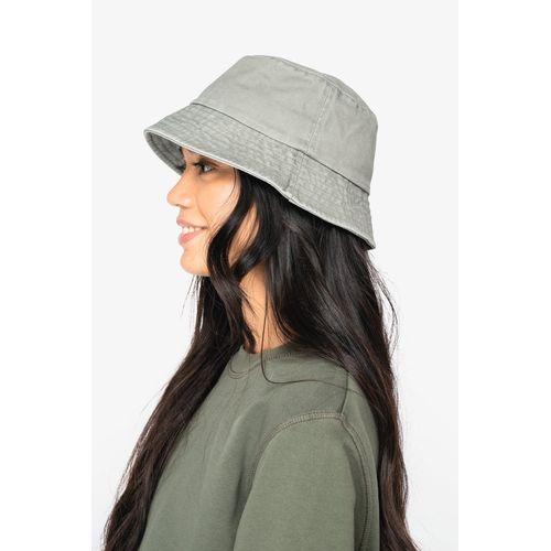 Eco-friendly unisex washed effect bucket hat